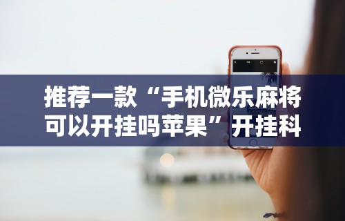 推荐一款“手机微乐麻将可以开挂吗苹果”开挂科技辅助神器手机