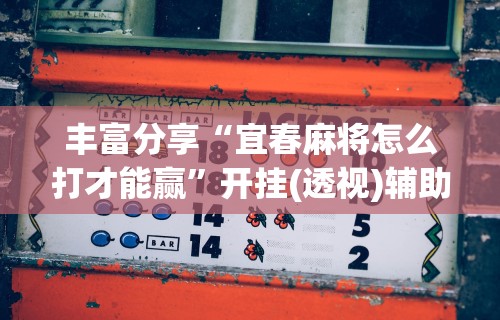 丰富分享“宜春麻将怎么打才能赢”开挂(透视)辅助教程