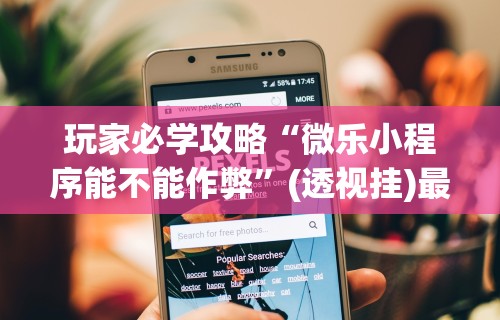 玩家必学攻略“微乐小程序能不能作弊	”(透视挂)最新辅助详细教程