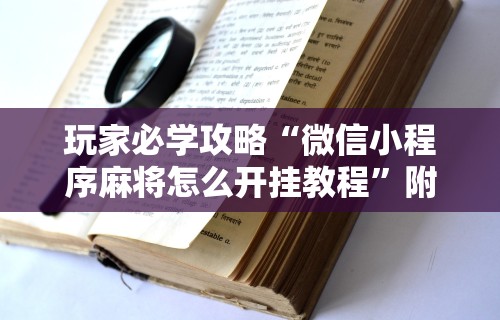 玩家必学攻略“微信小程序麻将怎么开挂教程”附开挂脚本详细步骤