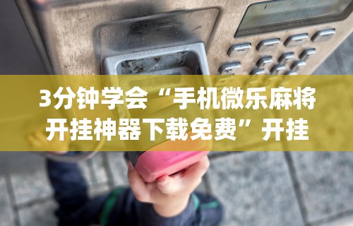 3分钟学会“手机微乐麻将开挂神器下载免费	”开挂(透视)辅助教程