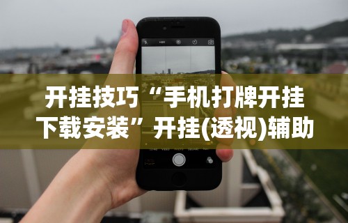 实测辅助“微乐山西麻将开挂神器”开挂(透视)辅助教程