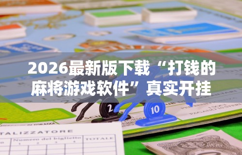 2026最新版下载“打钱的麻将游戏软件”真实开挂技巧分享