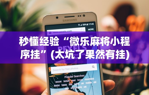 秒懂经验“微乐亲友房有人一直赢”（透视挂）辅助神器教程