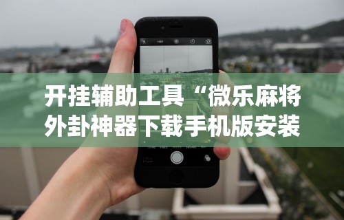 [实测]“微乐麻将可以装挂吗”开挂(透视)辅助教程