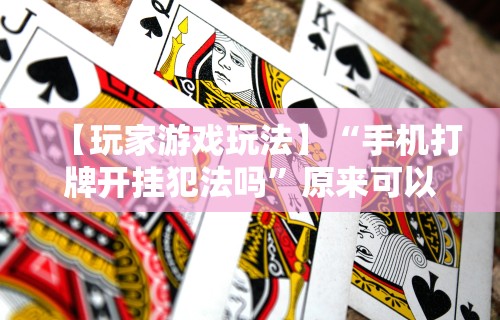 【玩家游戏玩法】“手机打牌开挂犯法吗”原来可以开挂