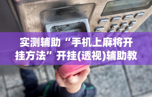 实测辅助“手机上麻将开挂方法”开挂(透视)辅助教程