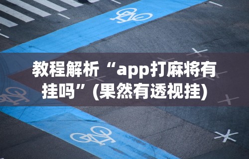 3分钟教程“微乐湖北麻将开挂神器”(原来确实是有插件) 