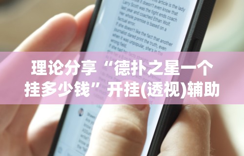理论分享“德扑之星一个挂多少钱	”开挂(透视)辅助神器