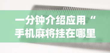 一分钟介绍应用“手机麻将挂在哪里购买!专业师傅带你一起了解(确实有挂) 一分钟介绍应用“手机麻将挂在哪里购买!专业师傅带你一起了解(确实有挂)
