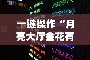 一键操作“月亮大厅金花有没有人有挂?_游戏_玩家_工具 一键操作“月亮大厅金花有没有人有挂?_游戏_玩家_工具