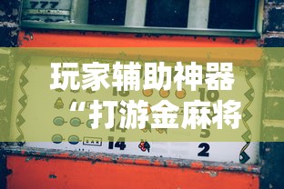 专家分析“微乐麻将的胜率提高方法”确实可以使用辅助