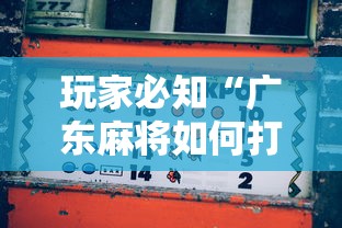 玩家必知“广东麻将如何打才能赢”开挂辅助详细步骤
