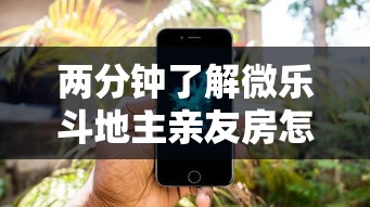 两分钟了解微乐斗地主亲友房怎么能拿到好牌呢”科技辅助神器手机版教程