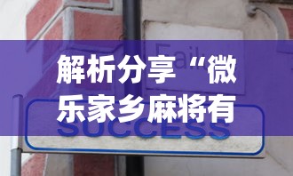 解析分享“微乐家乡麻将有技巧吗”(详细辅助脚本)