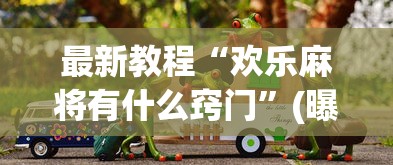 最新教程“欢乐麻将有什么窍门	”(曝光透视必备猫腻)